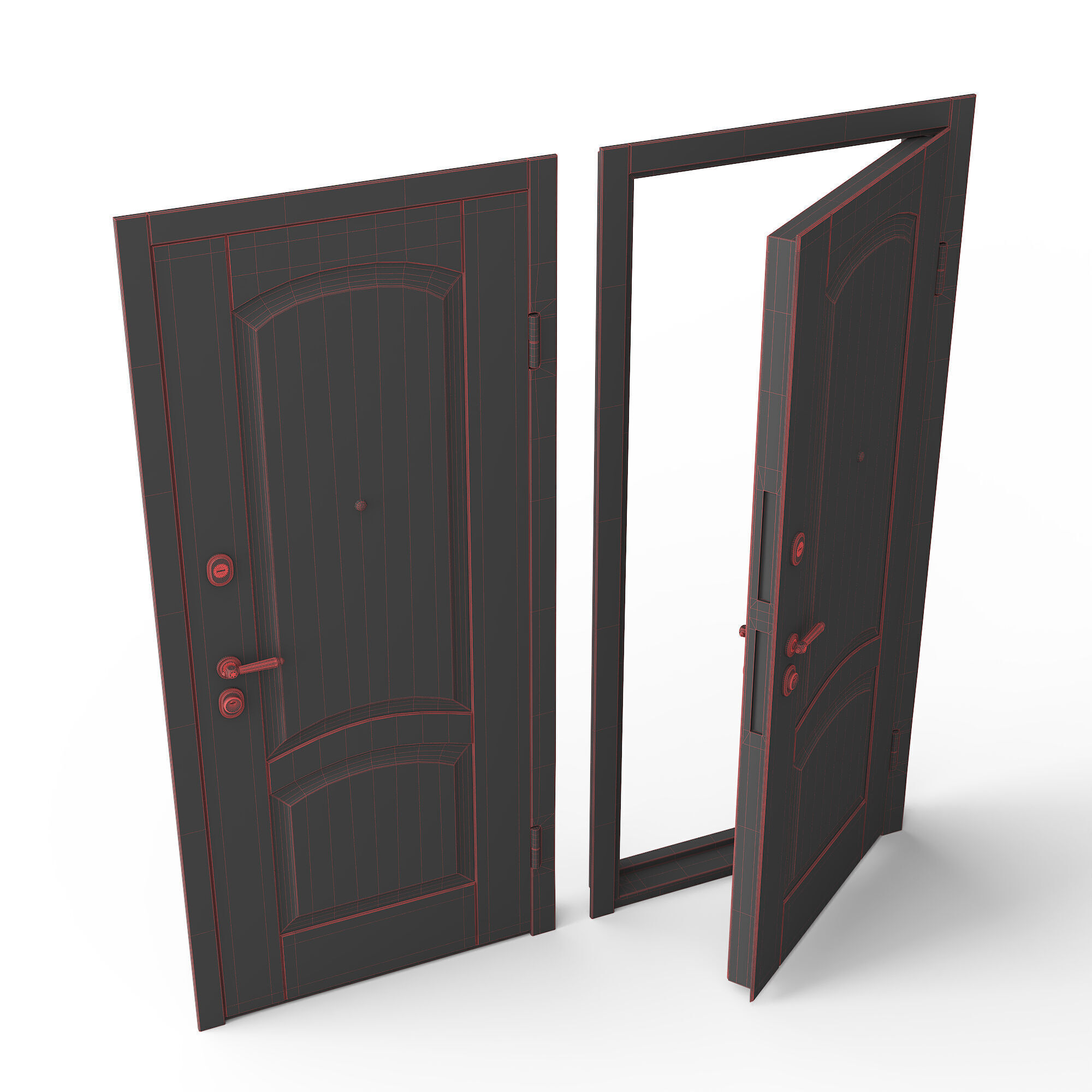 Dev Door 3D model_2