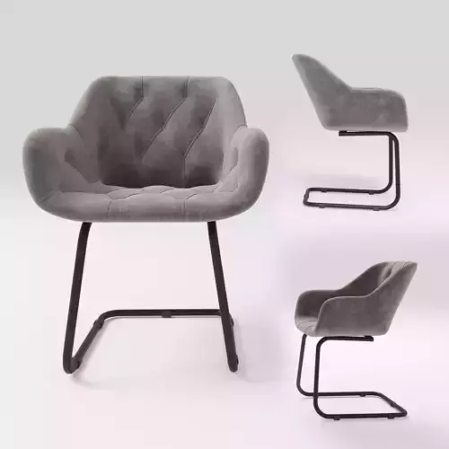 Colte Dining Chair 3 3D model