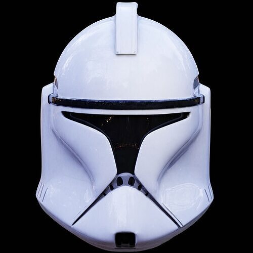 STAR TROOPER HELMET - Star Wars Fan Art STL Low-poly 3D print model