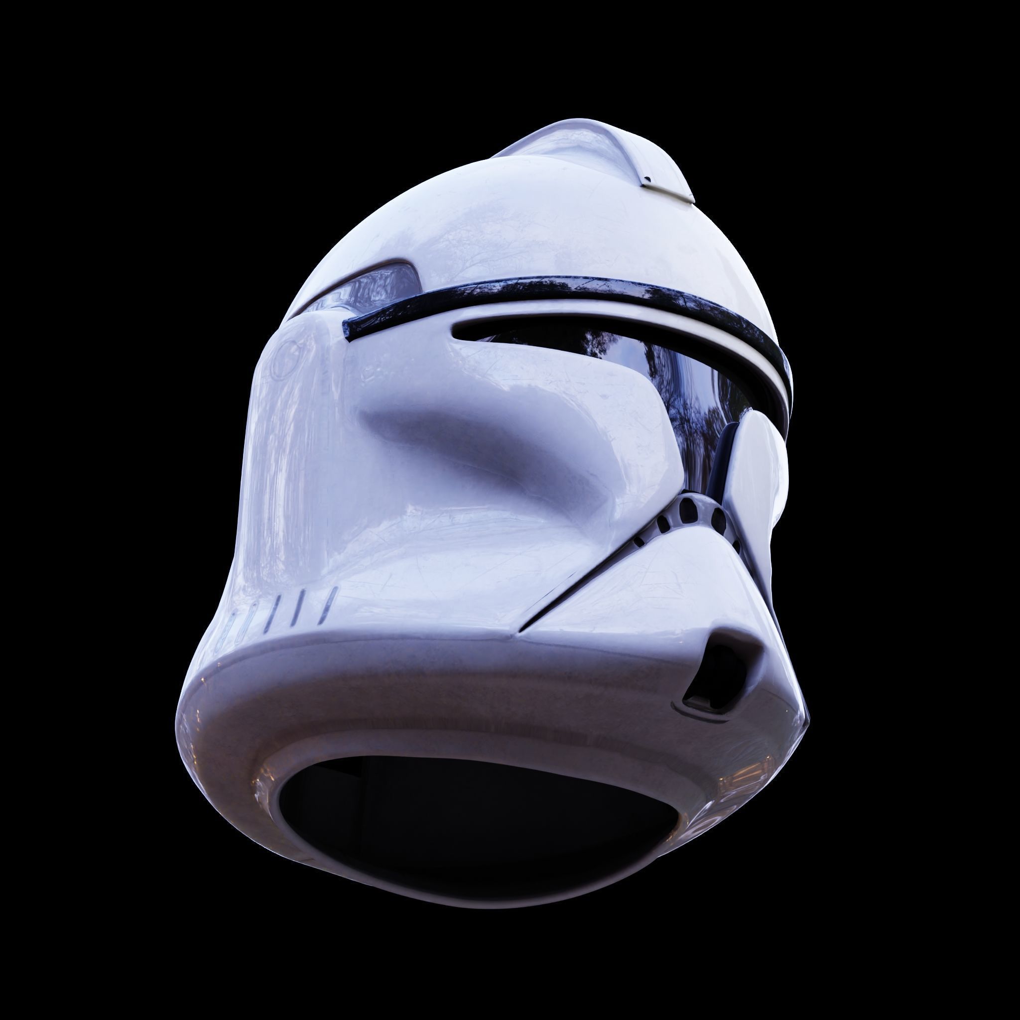 STAR TROOPER HELMET - Star Wars Fan Art STL 3D print model_14