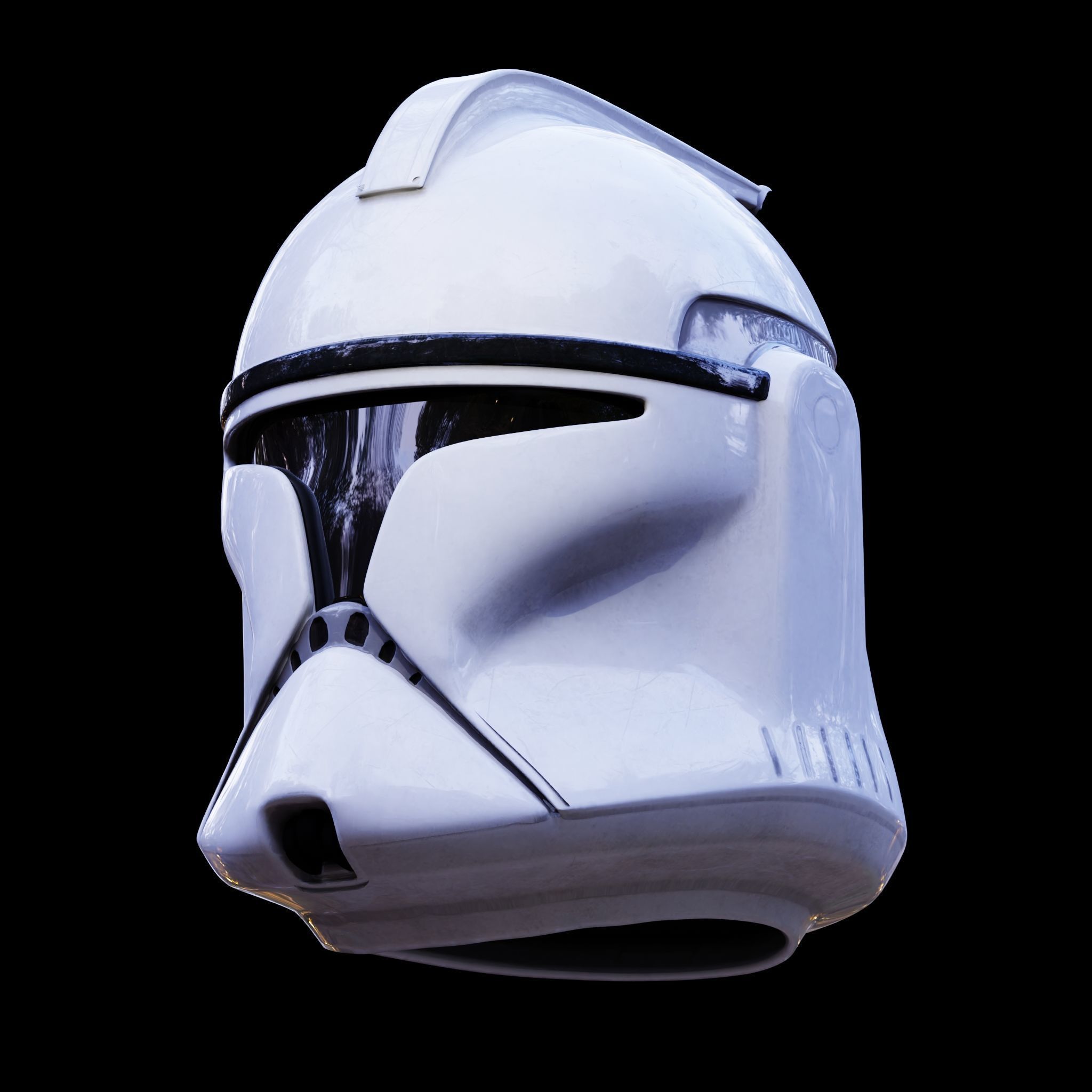 STAR TROOPER HELMET - Star Wars Fan Art STL 3D print model_20