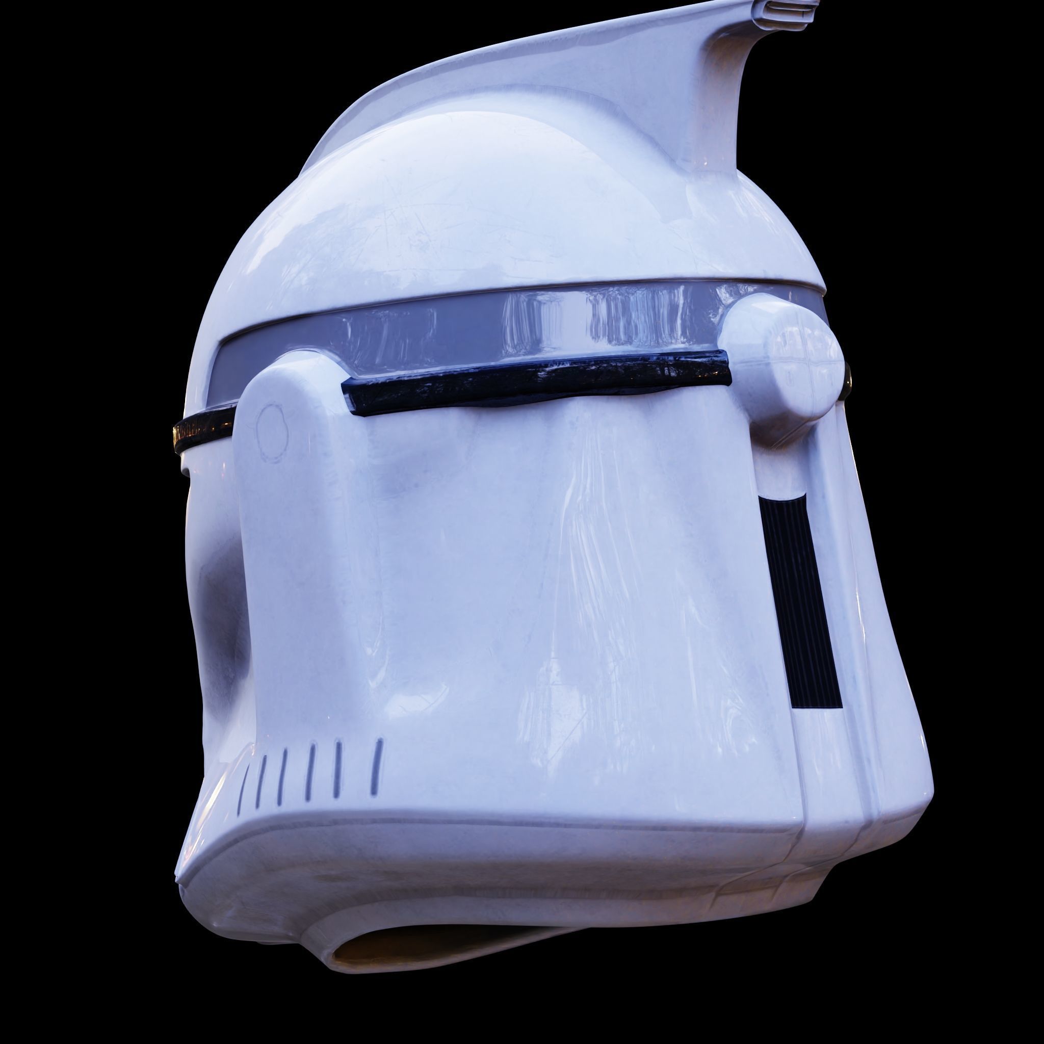STAR TROOPER HELMET - Star Wars Fan Art STL 3D print model_6