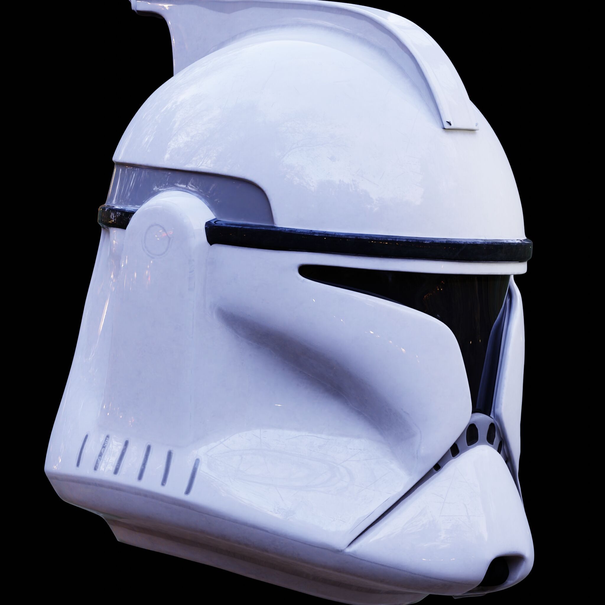 STAR TROOPER HELMET - Star Wars Fan Art STL 3D print model_4