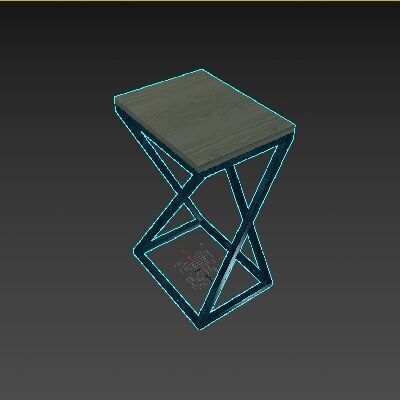 Coffee Table 019 Setery Loft 3D model_3