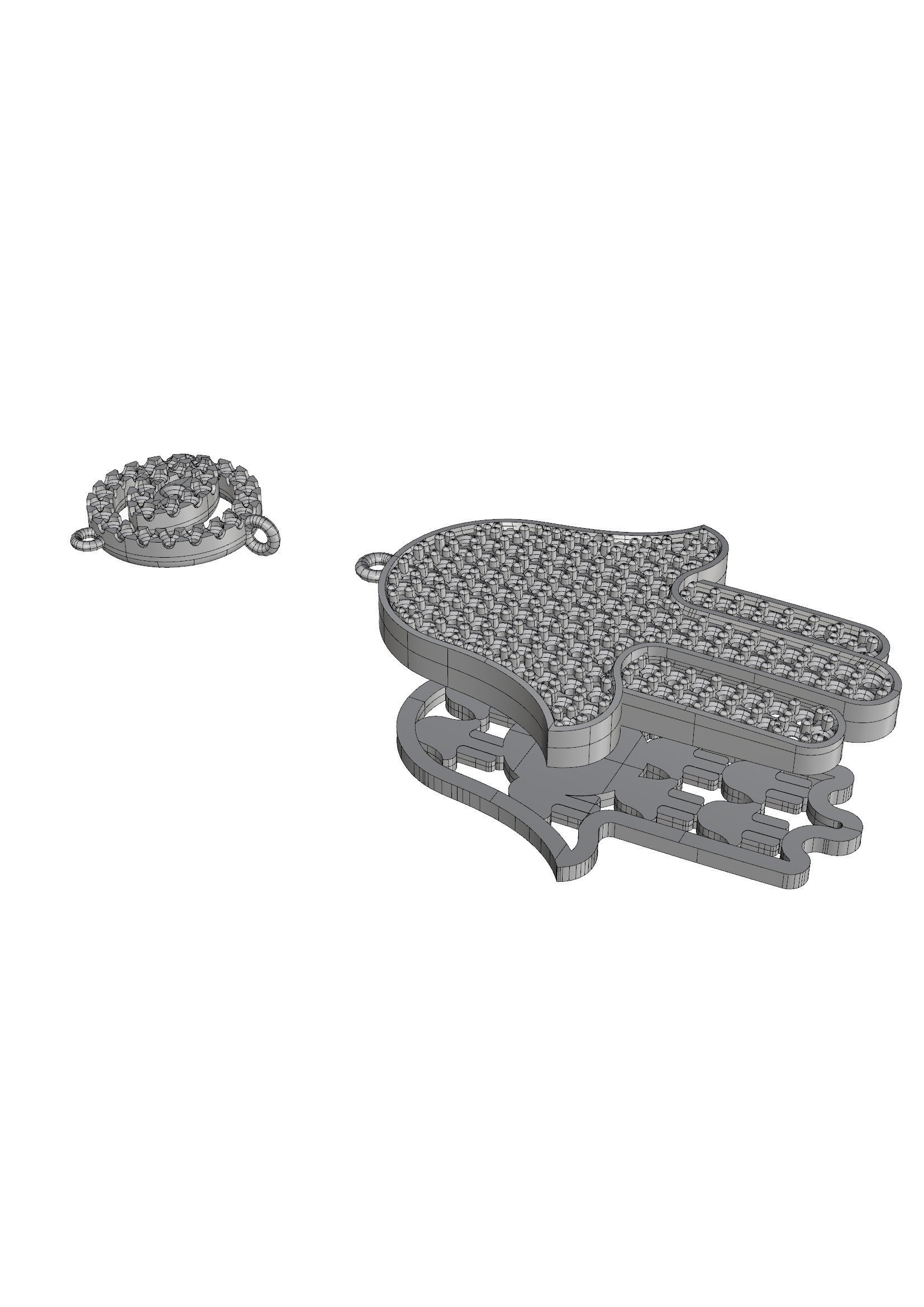 Hamsa starship 3D print model_3