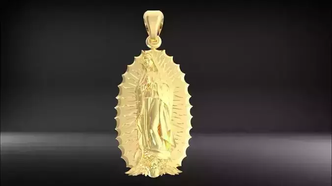 Our Lady of Guadalupe Necklace Pendant Charm Jewelry 