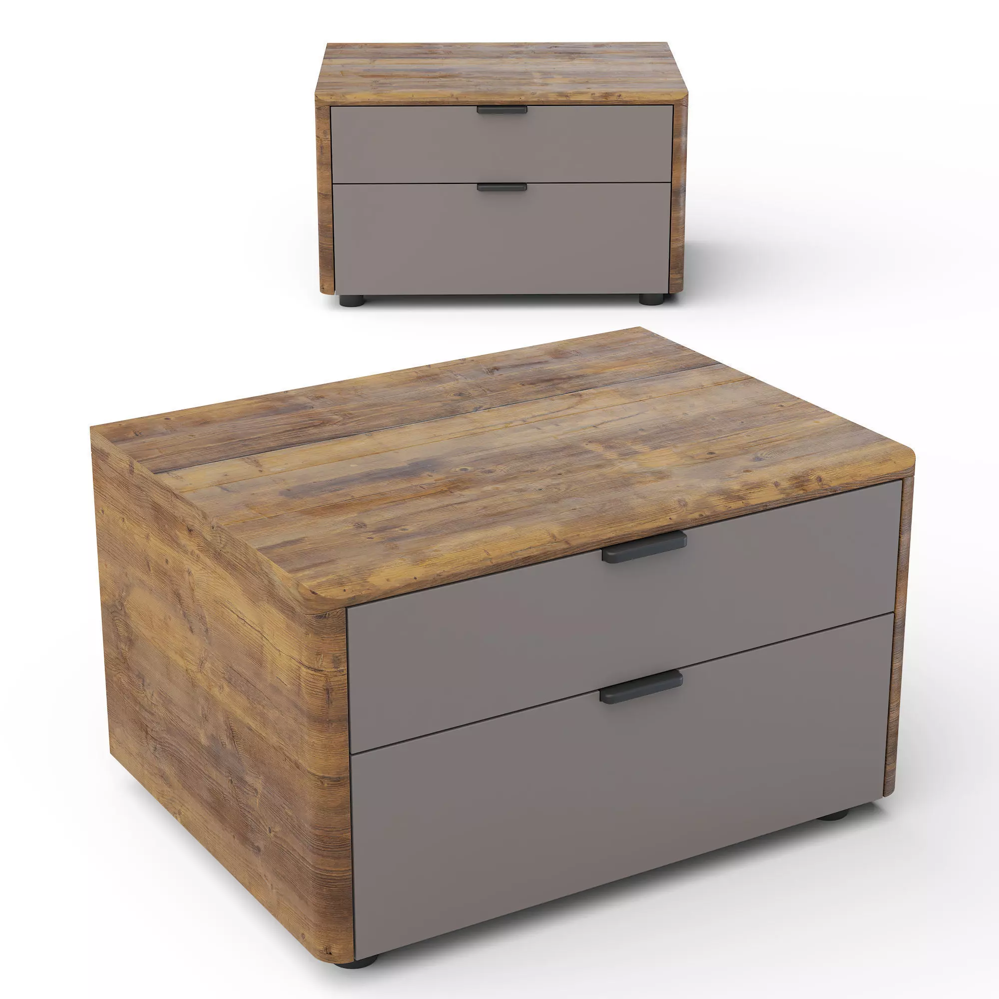 Carter Bedside Table 3D model