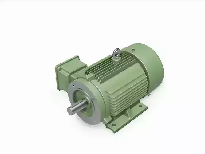 100L B34a Left IEC electric motor - 3D CAD model