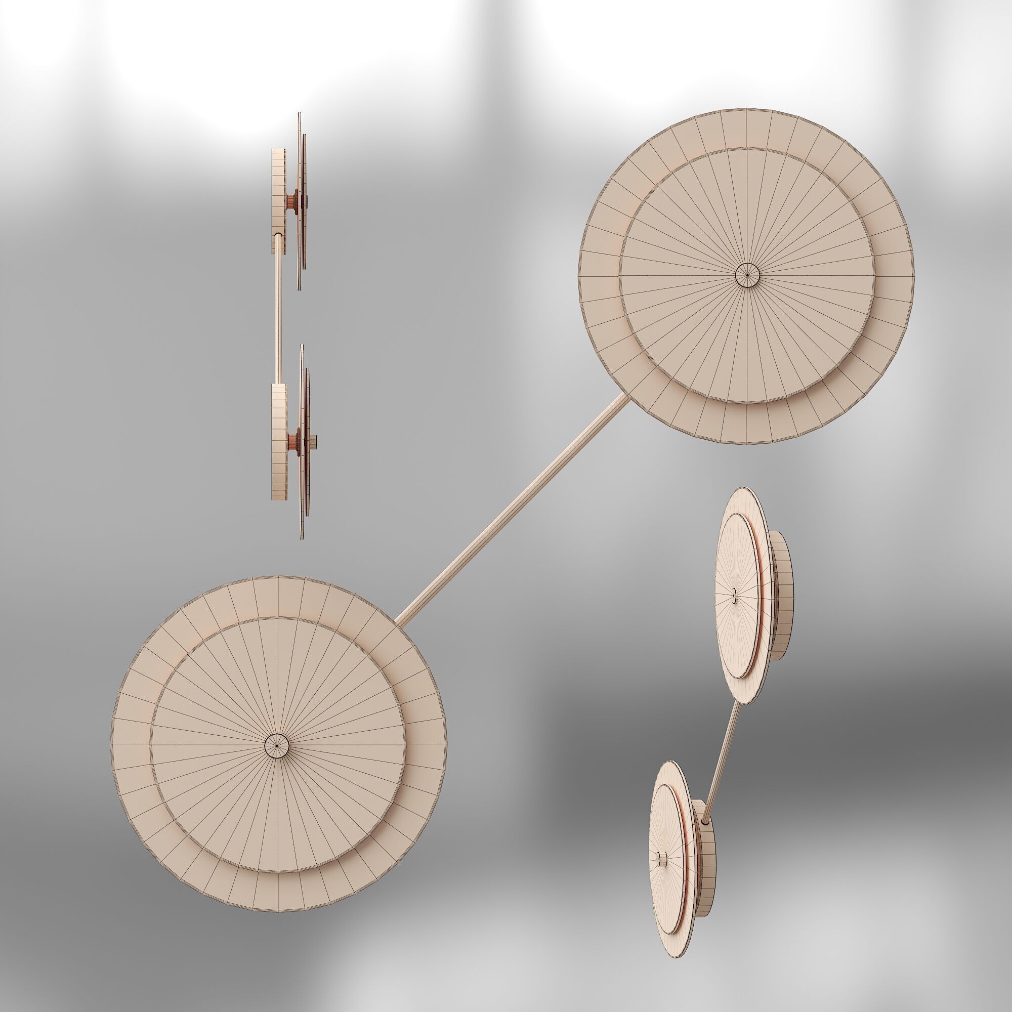 Breilian Wall Light 3D model_1