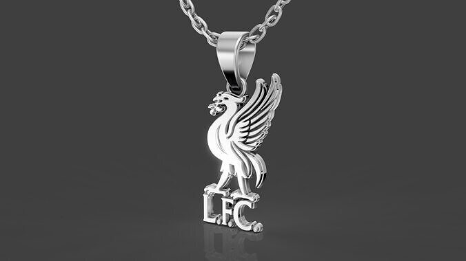 Liverpool Football Pendant 3D print model
