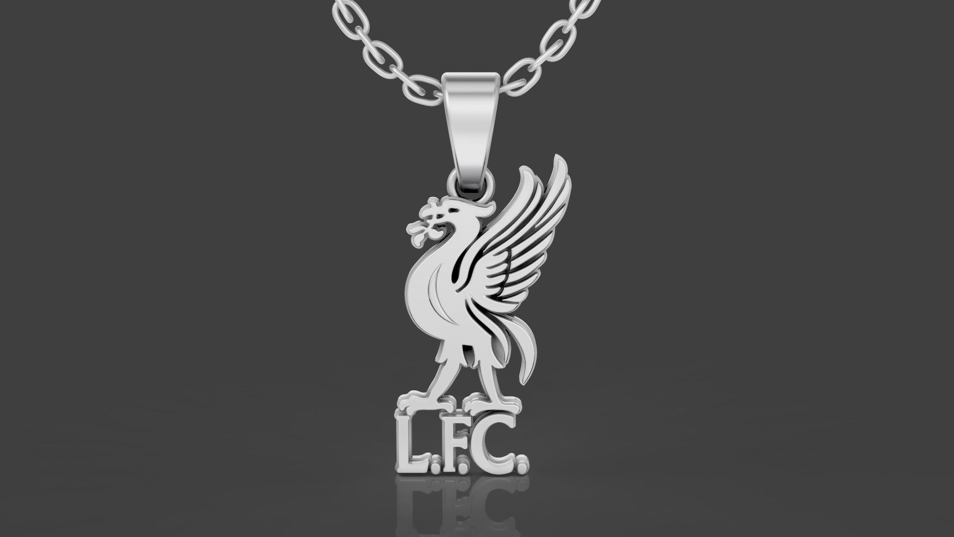 Liverpool Football Pendant 3D print model