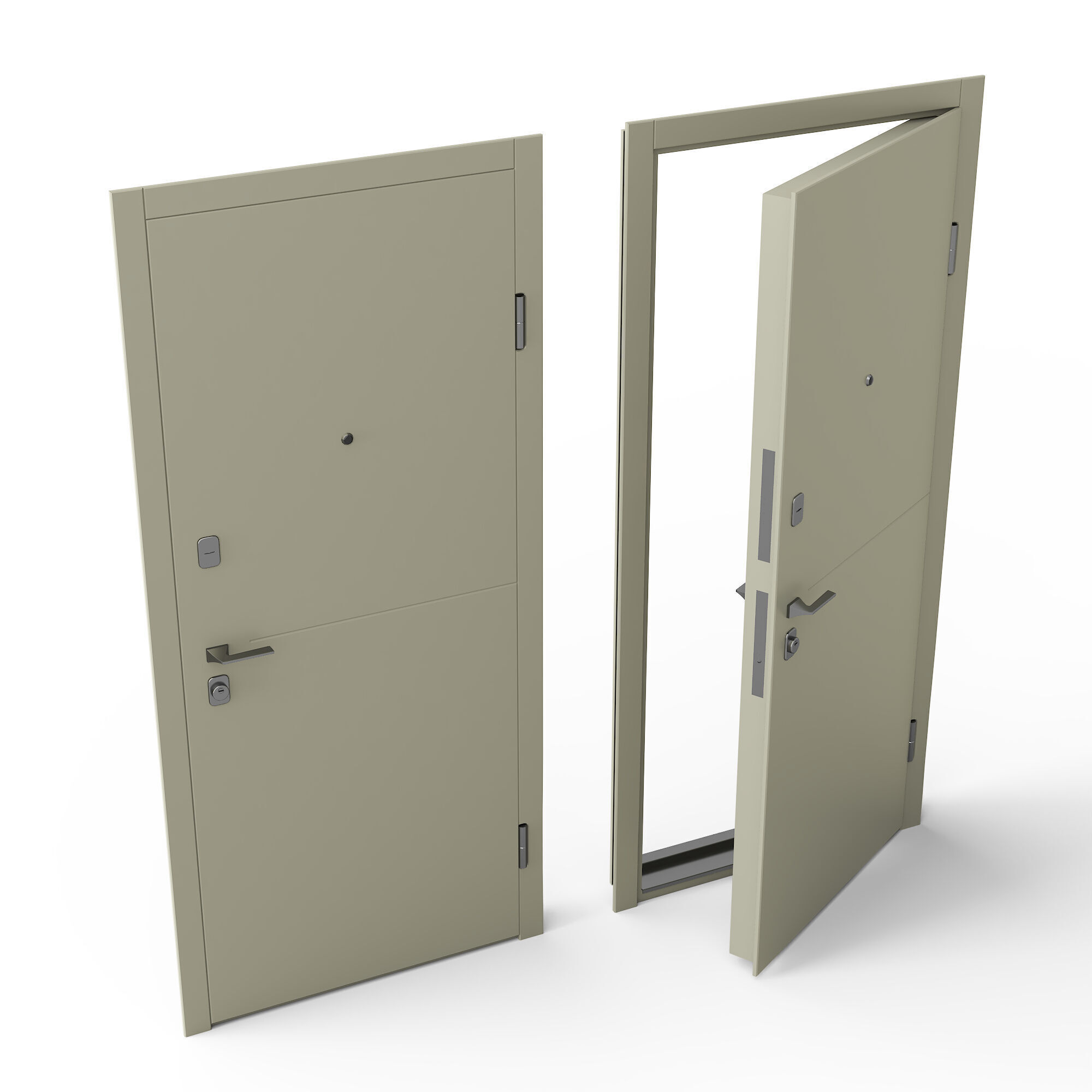 Bary Door 3D model_1
