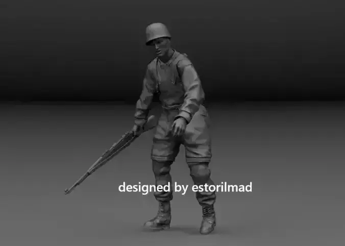 WW2 GERMAN PARATROOPER FALLSCHIRMJAGER v2
