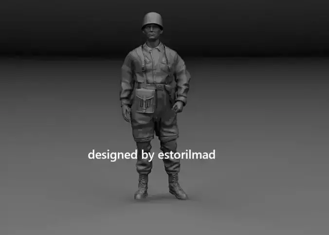 WW2 GERMAN PARATROOPER FALLSCHIRMJAGER v1