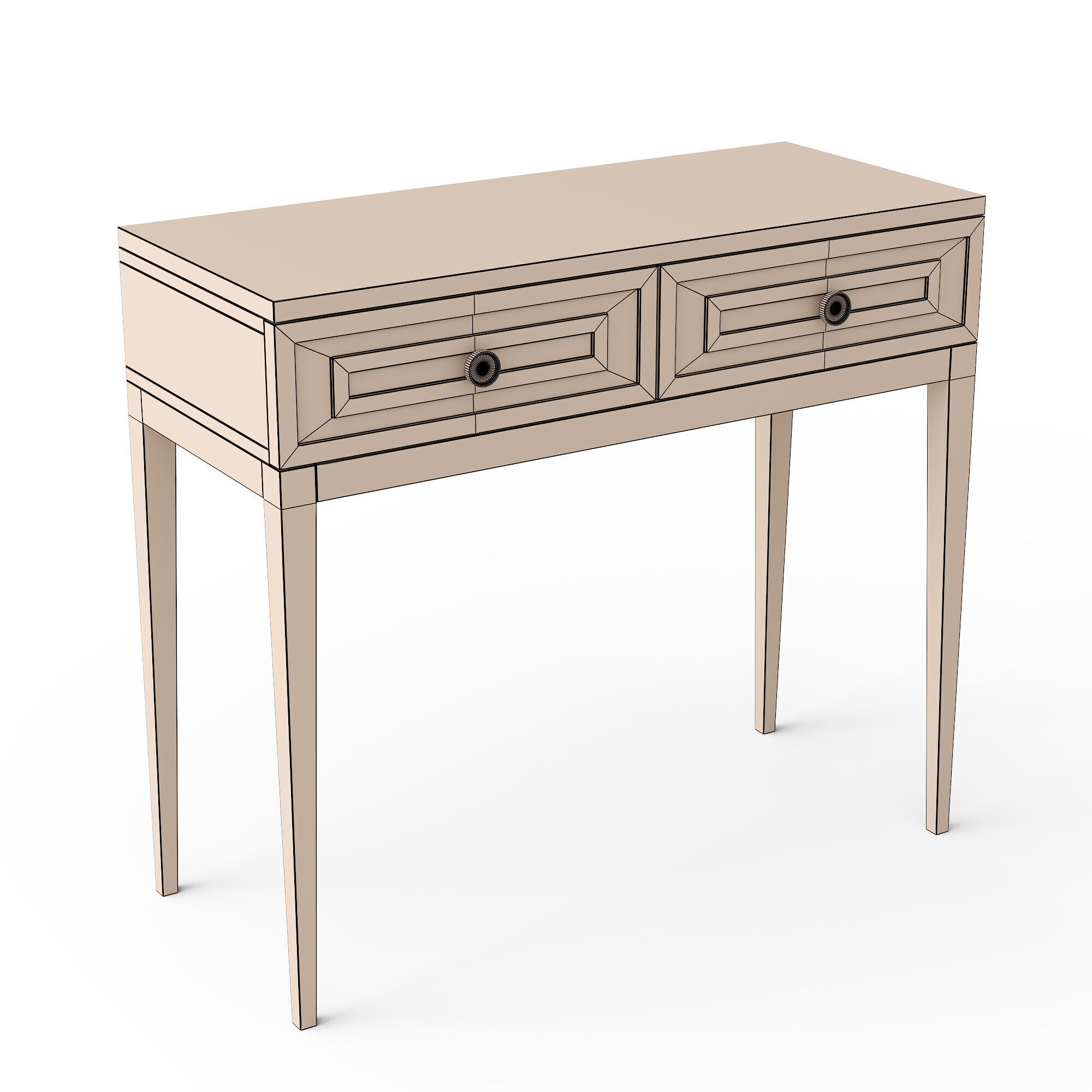 Artier Console 3D model_2