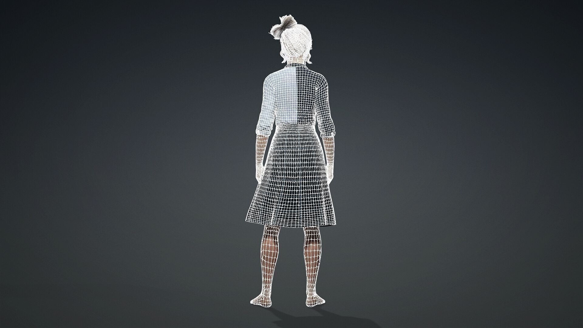 Realistic 3D Woman Model 3D model_14