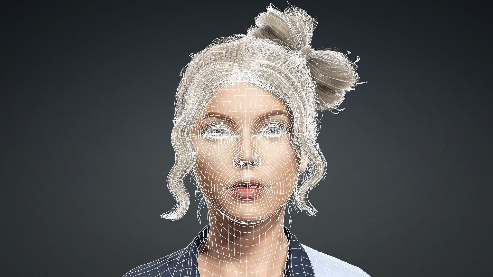 Realistic 3D Woman Model 3D model_16
