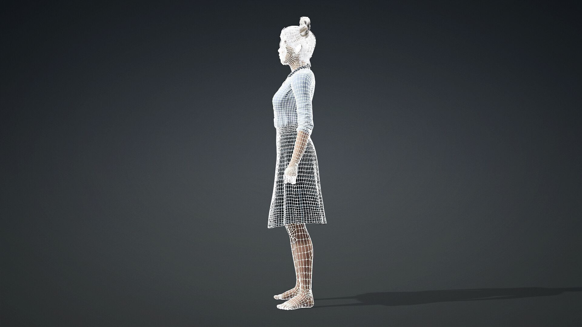 Realistic 3D Woman Model 3D model_13