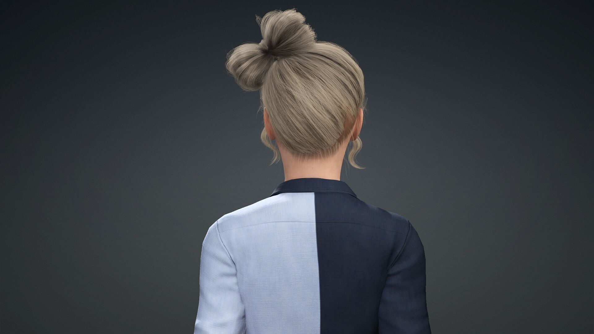 Realistic 3D Woman Model 3D model_5