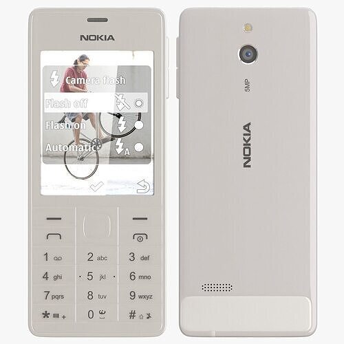 Nokia 515 White 3D model