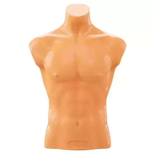 Mannequin male torso demonstration