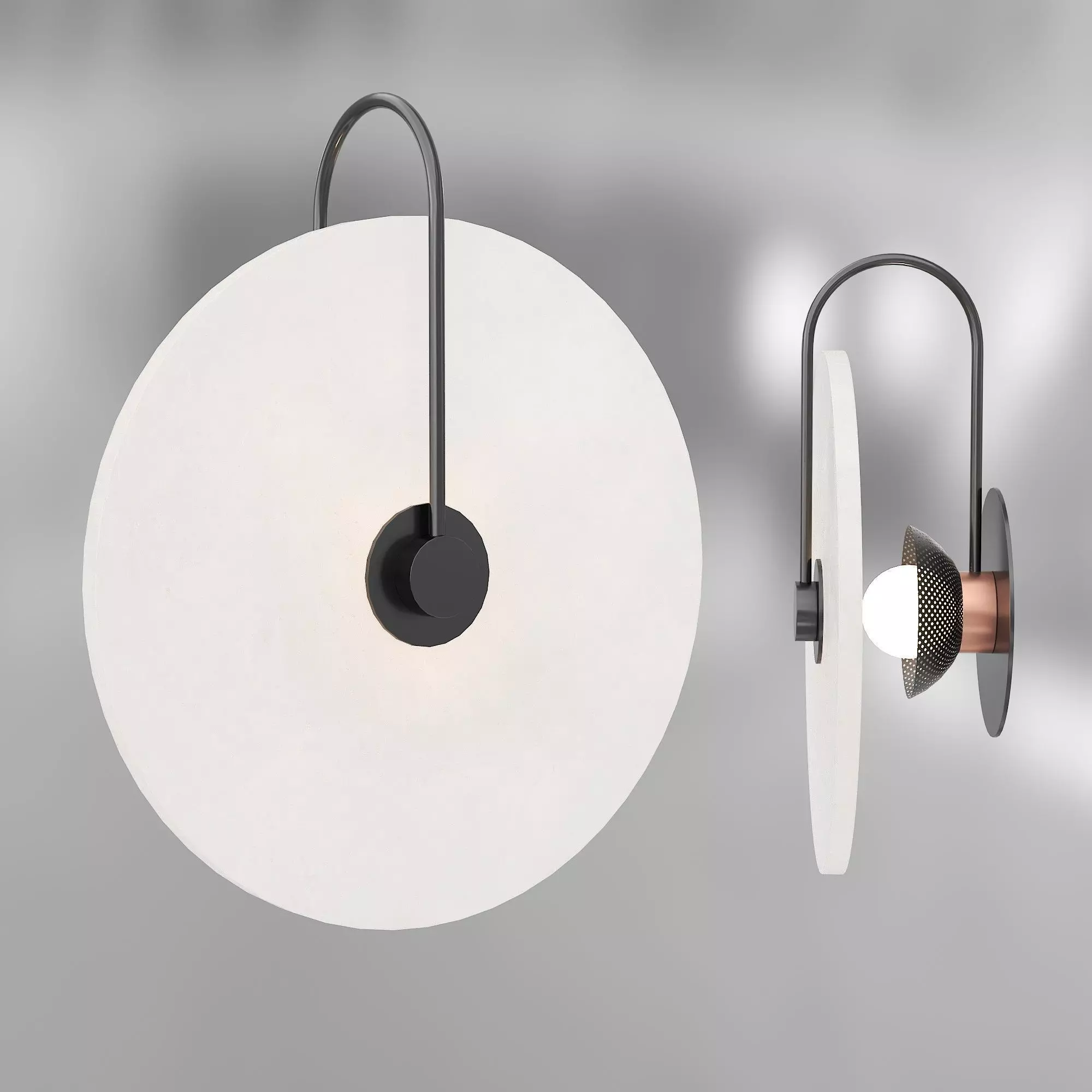 Alilian Wall Light 3D model_0