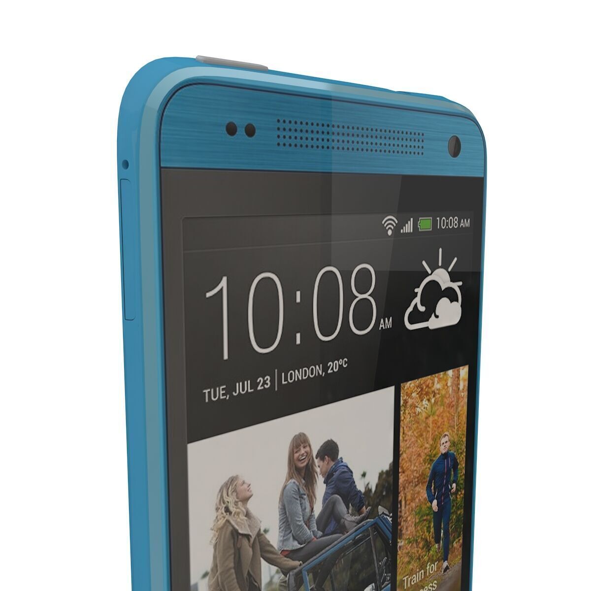 HTC One mini Blue 3D model_5