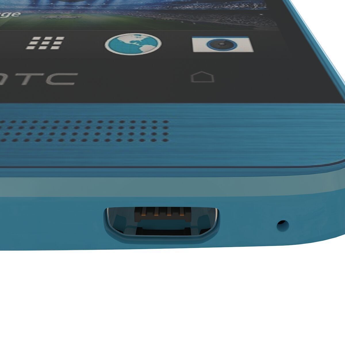 HTC One mini Blue 3D model_7