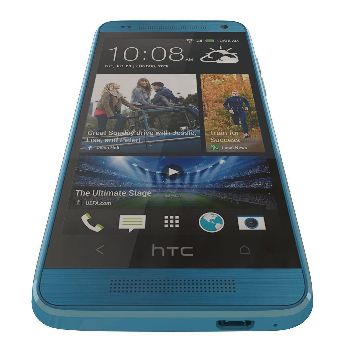 HTC One mini Blue 3D model_6