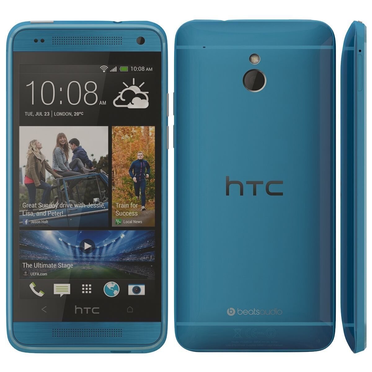 HTC One mini Blue 3D model_1