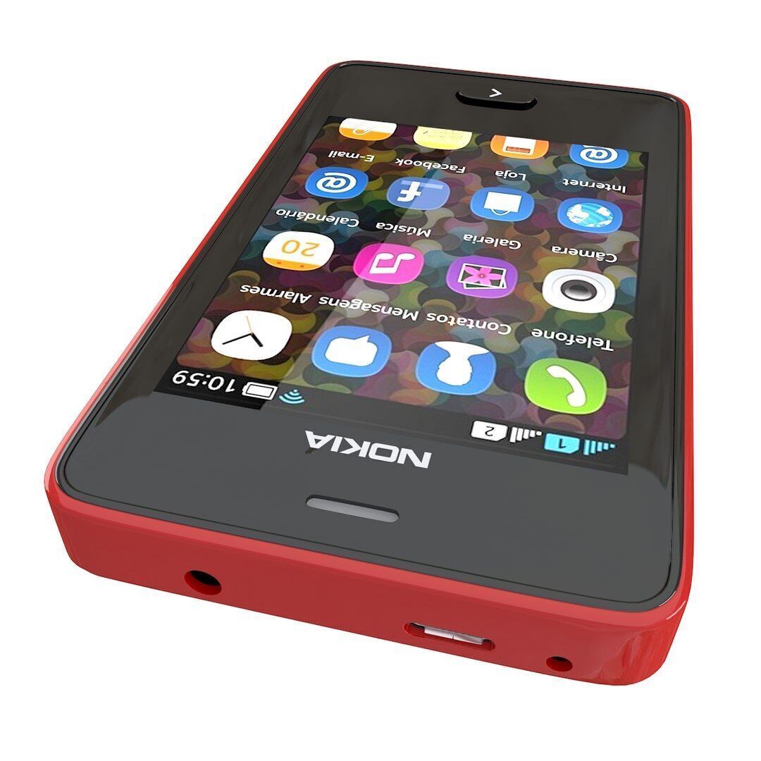 Nokia Asha 501 3D model_4