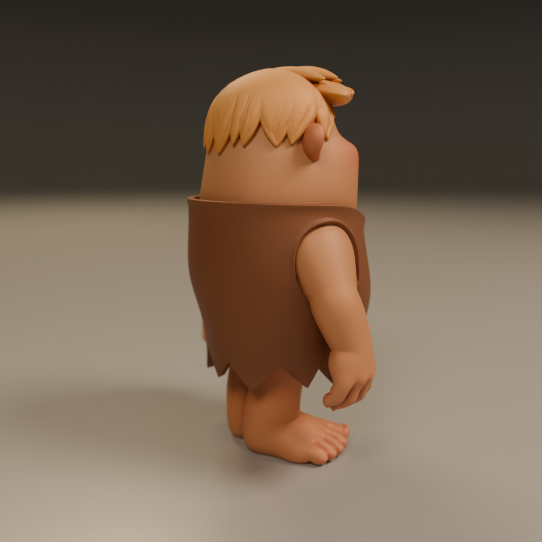Barney Rubble 3D print model_15