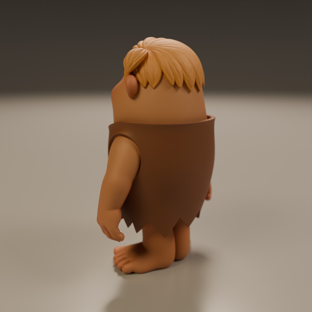 Barney Rubble 3D print model_14