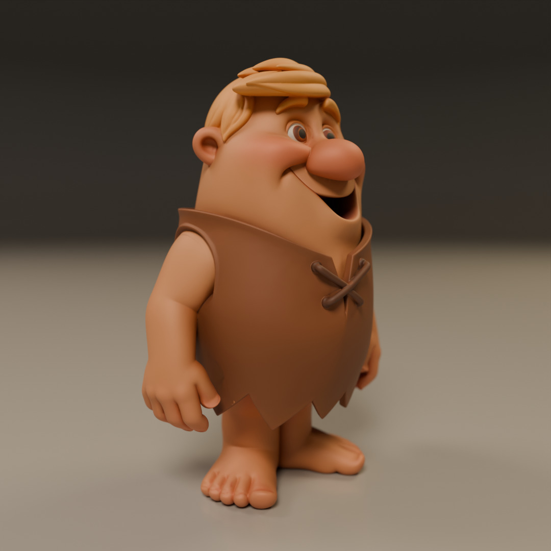Barney Rubble 3D print model_12