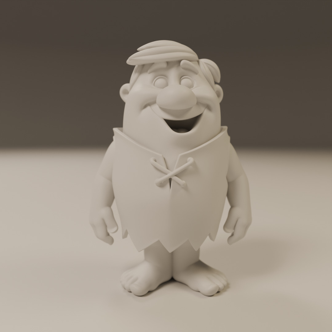 Barney Rubble 3D print model_8