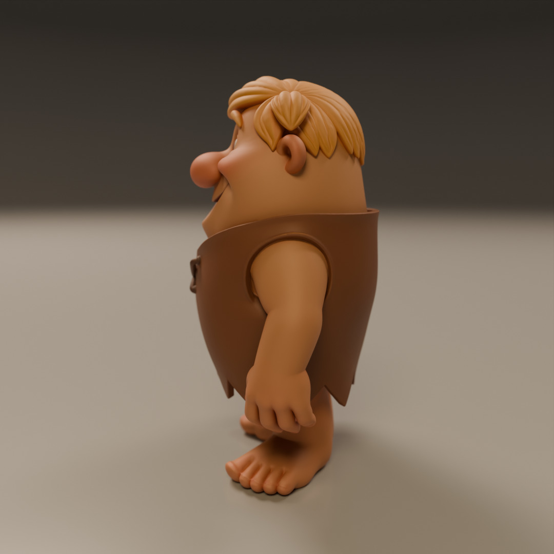 Barney Rubble 3D print model_10