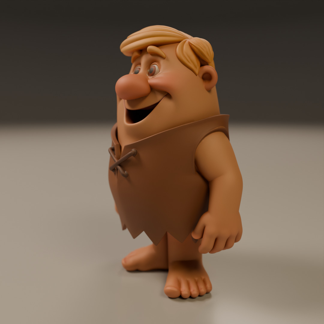 Barney Rubble 3D print model_13