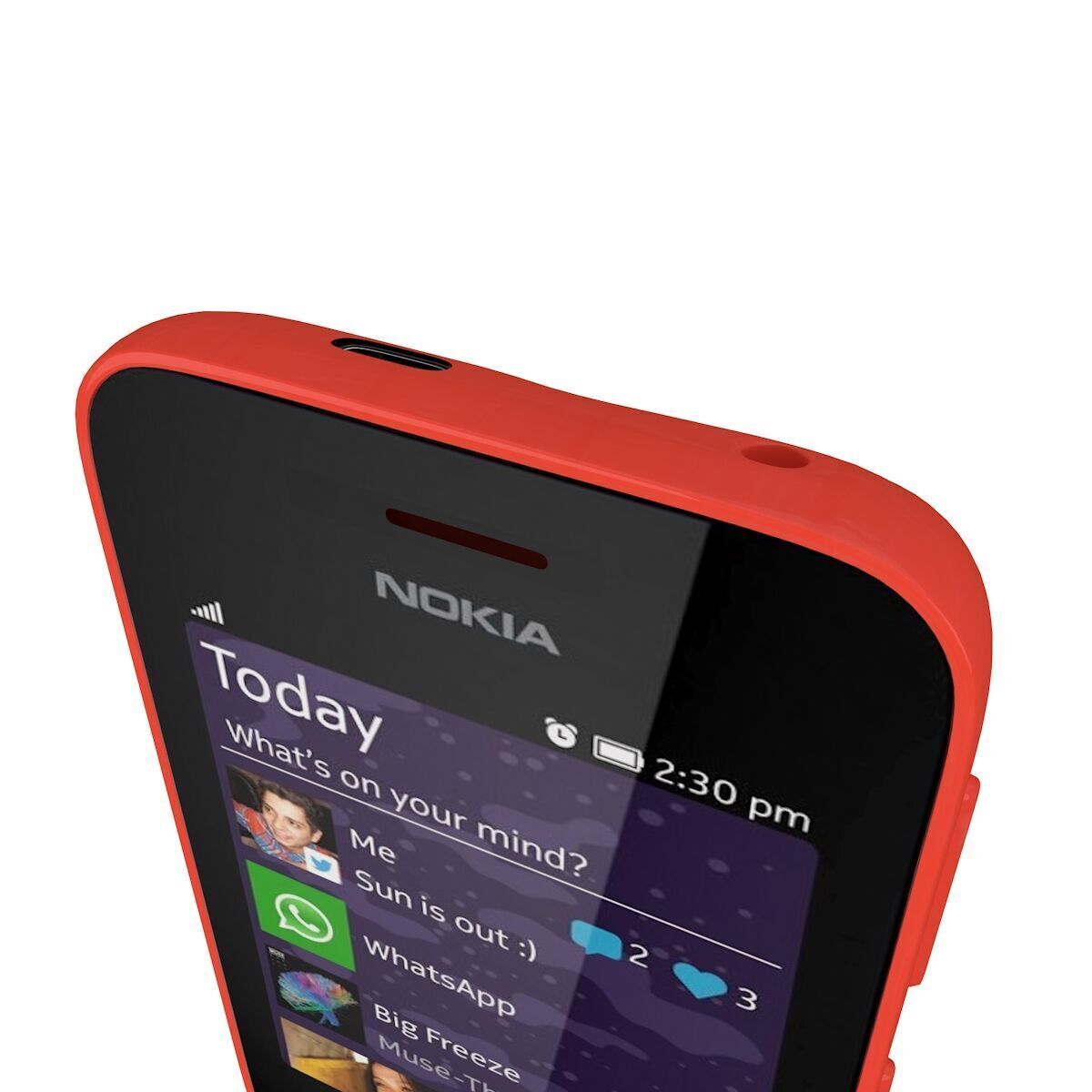 Nokia Asha 230 all color 3D model_27