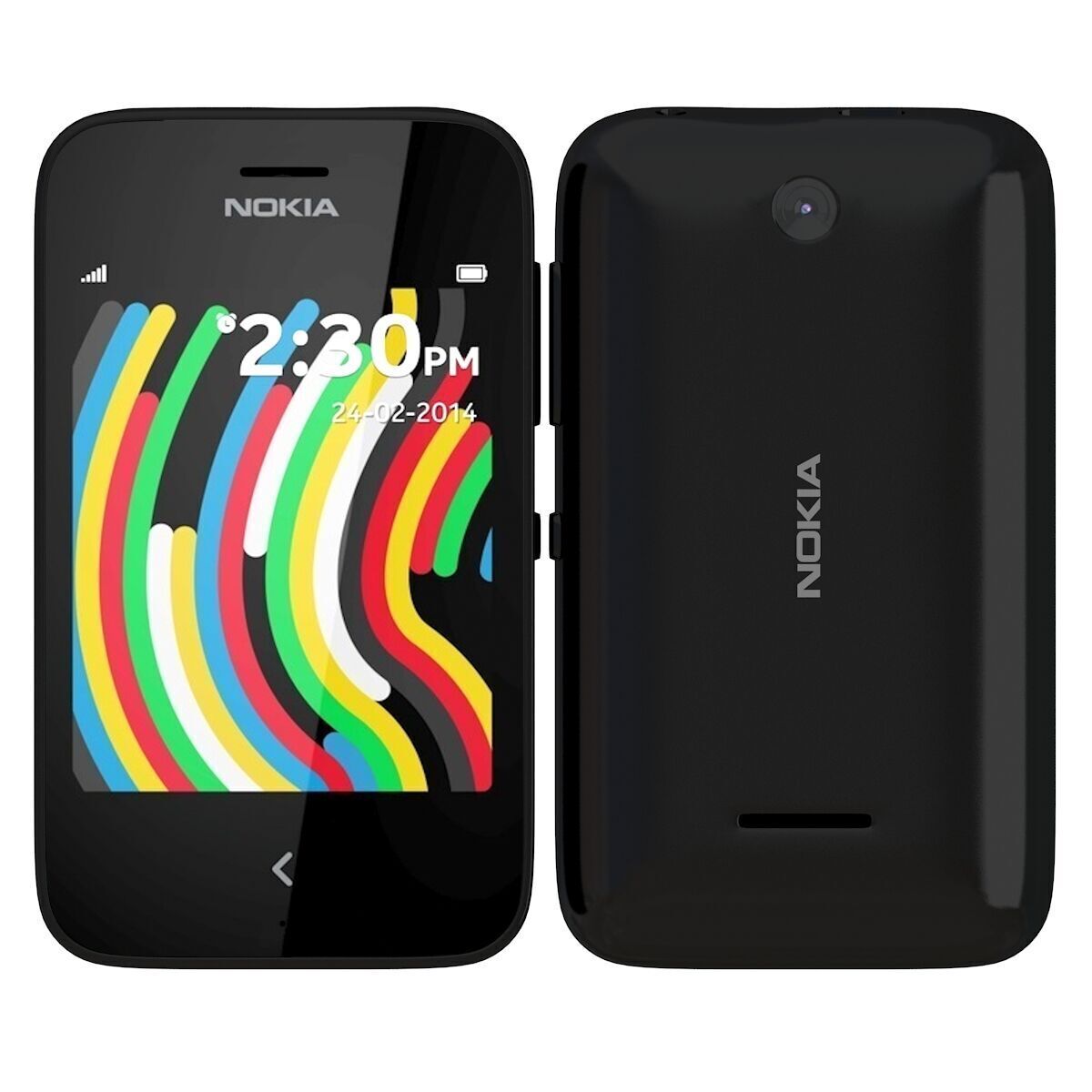 Nokia Asha 230 all color 3D model_31