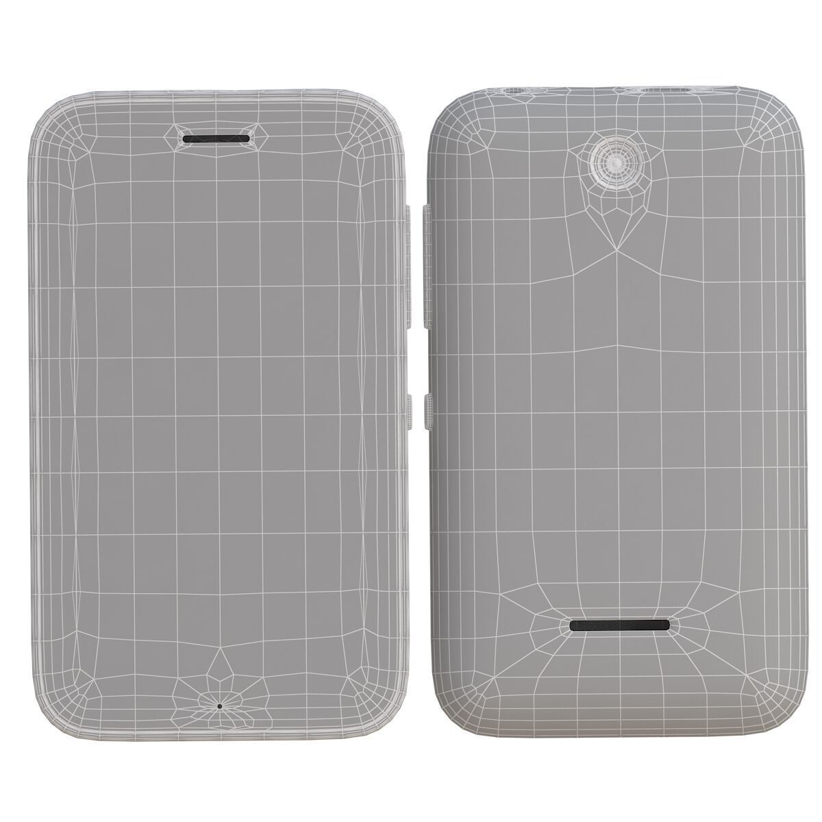 Nokia Asha 230 all color 3D model_47