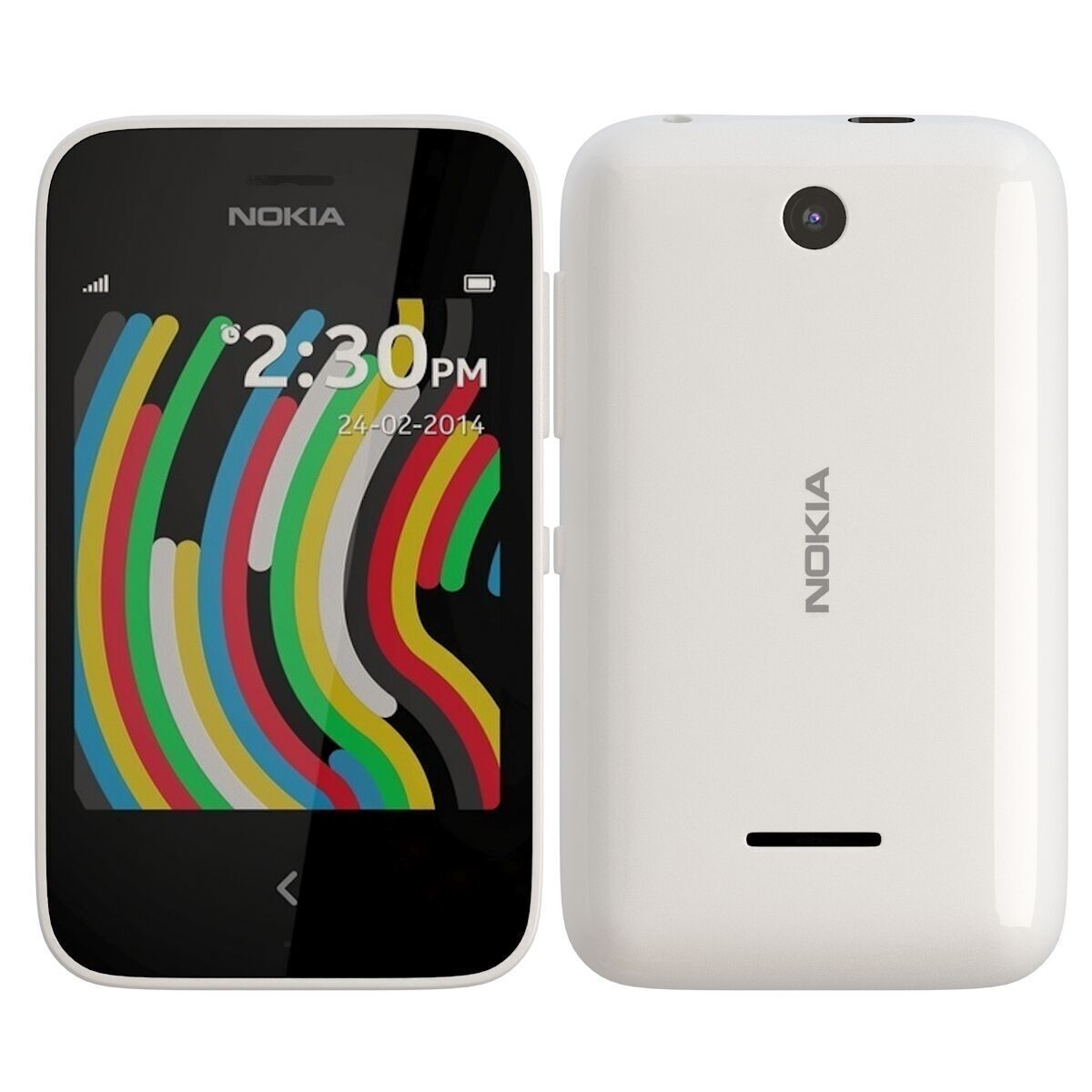 Nokia Asha 230 all color 3D model_3