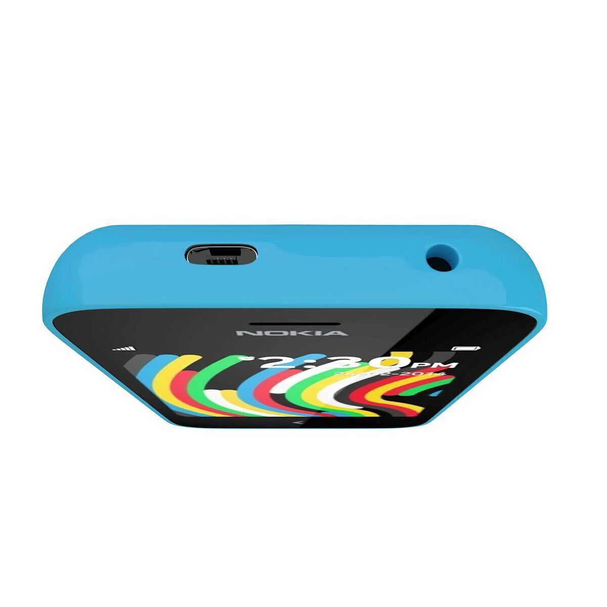 Nokia Asha 230 all color 3D model_20