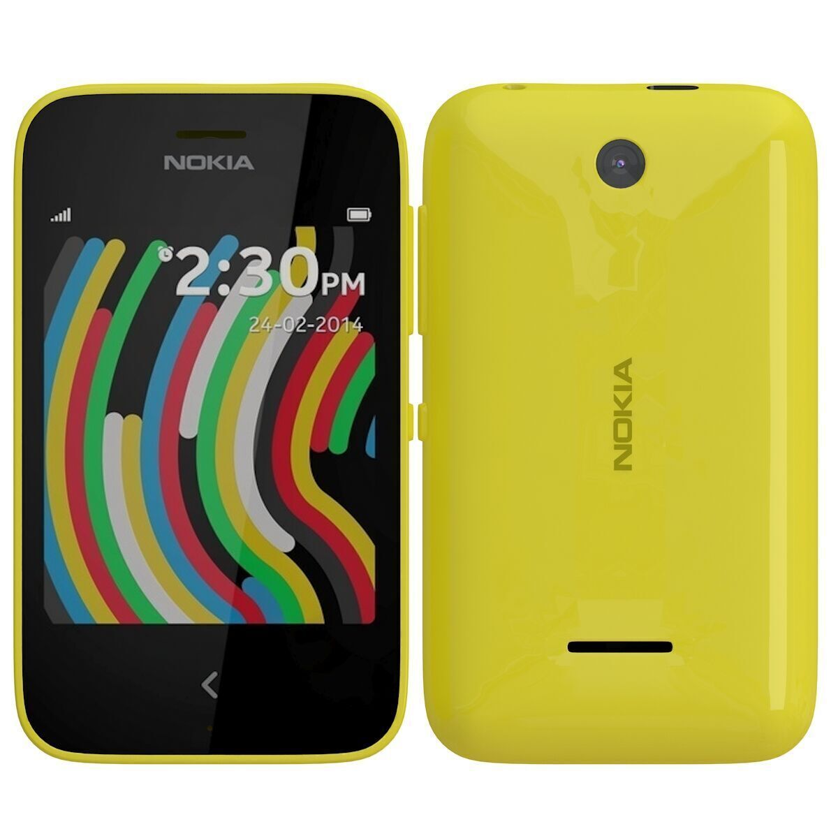 Nokia Asha 230 all color 3D model_11