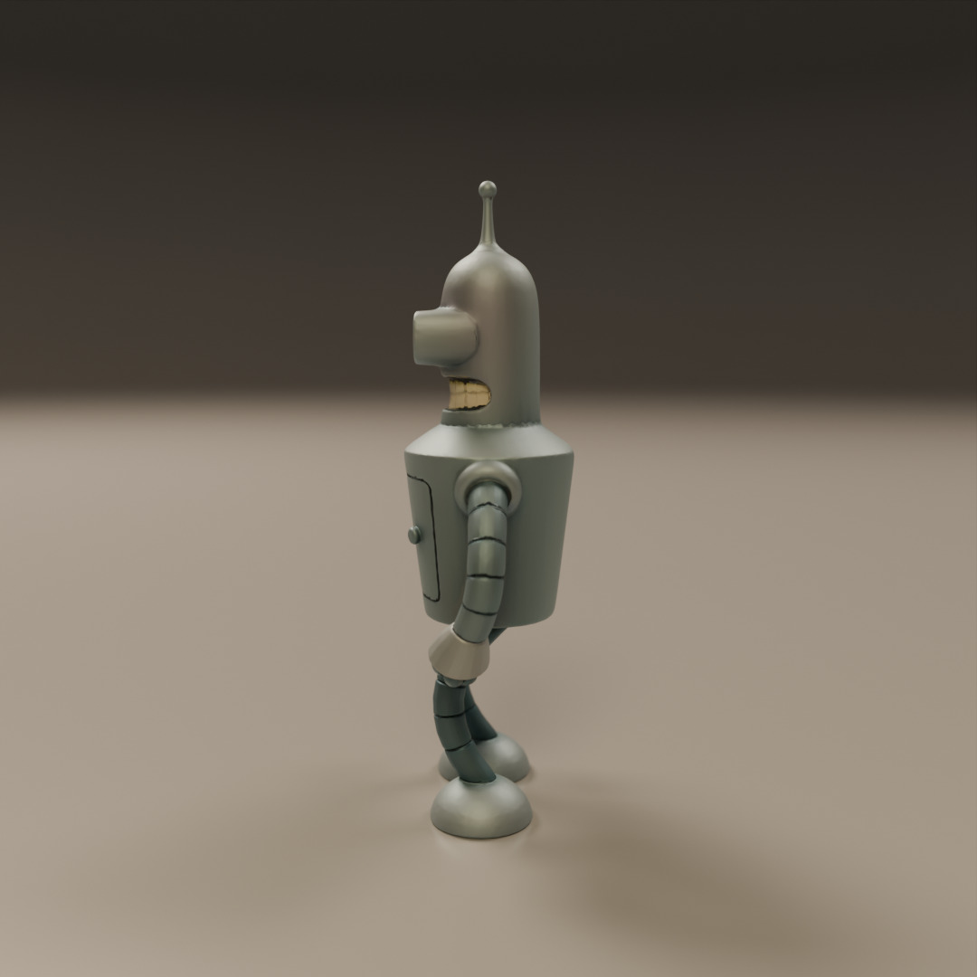 Bender - Futurama 3D print model_3