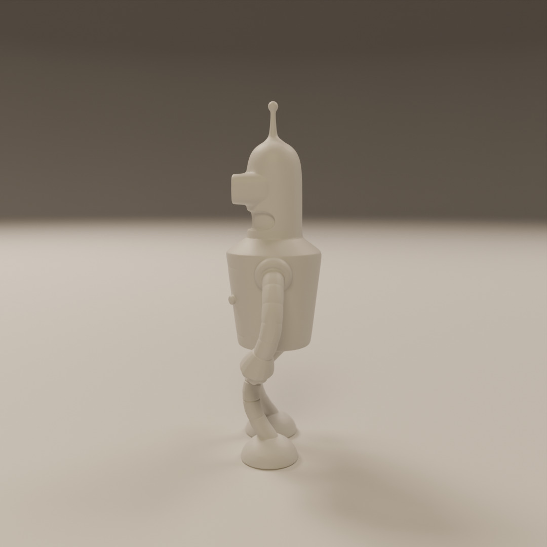 Bender - Futurama 3D print model_4