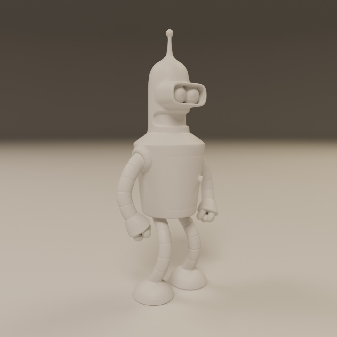 Bender - Futurama 3D print model_8