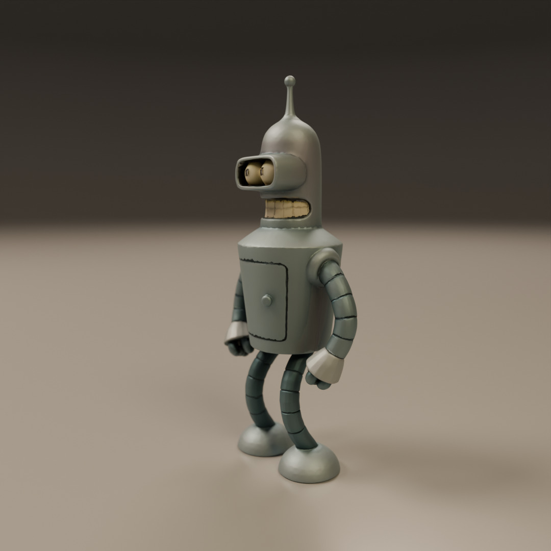 Bender - Futurama 3D print model_9