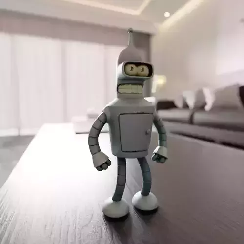 Bender - Futurama 3D print model Bender - Futurama 3D print model