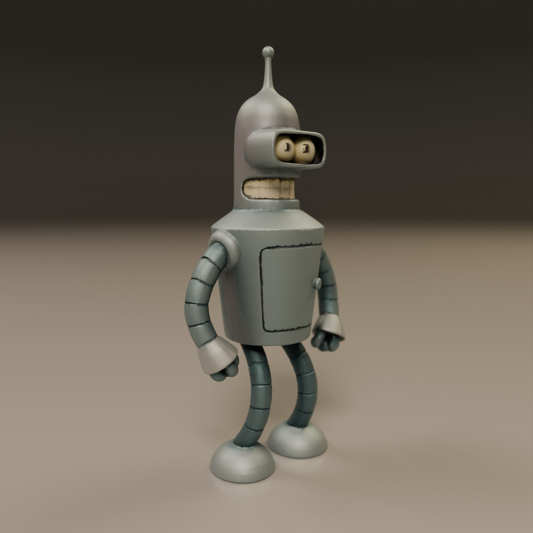Bender - Futurama 3D print model_7