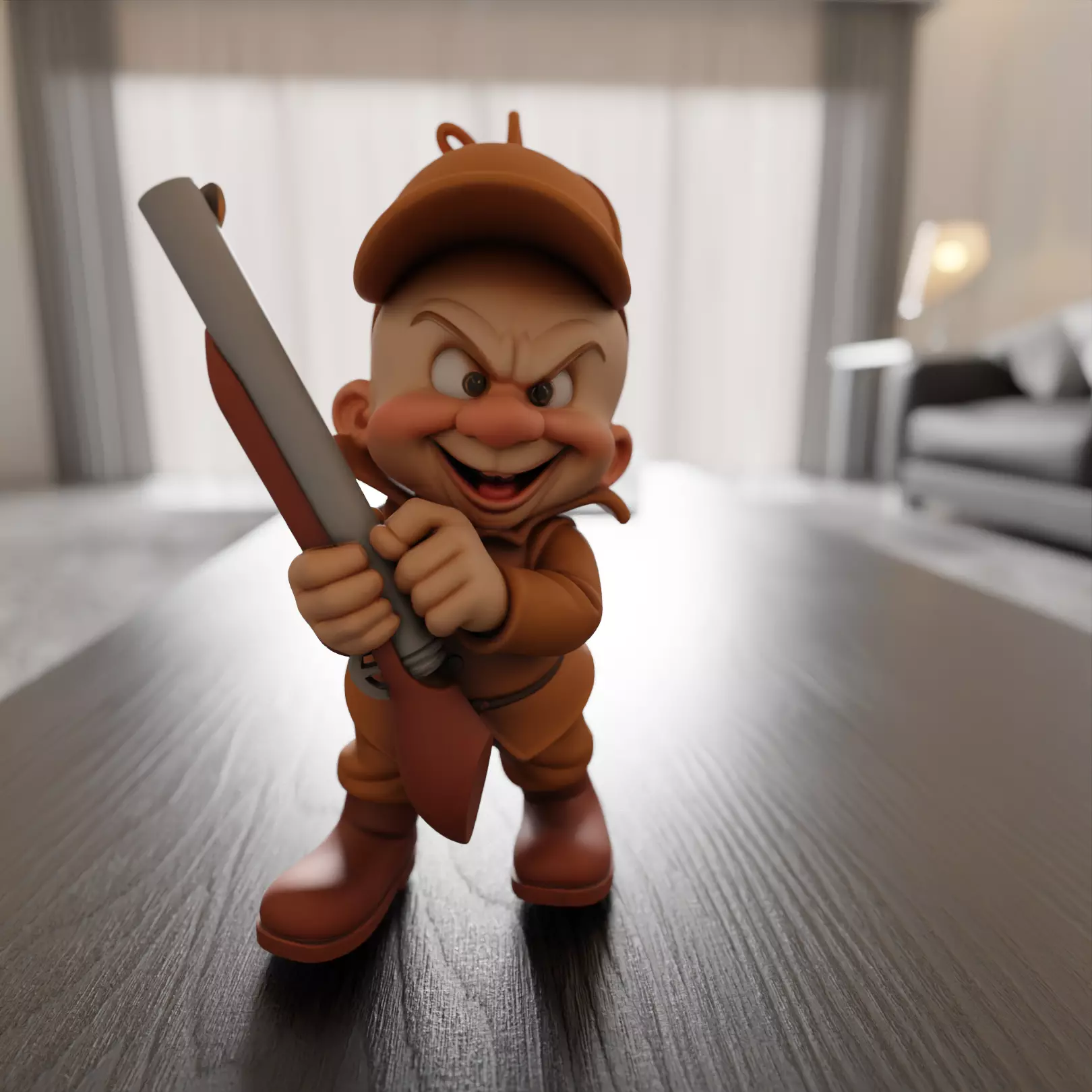 Elmer Fudd 3D print model
